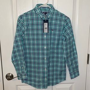 Boys vineyard vine long sleeve button down